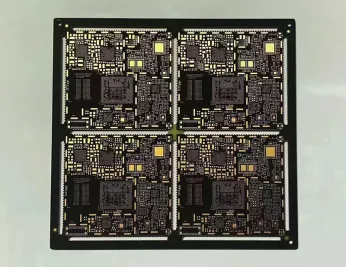 HDI pcb with half hole