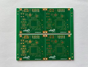 V-cut + CNC immersion gold PCB