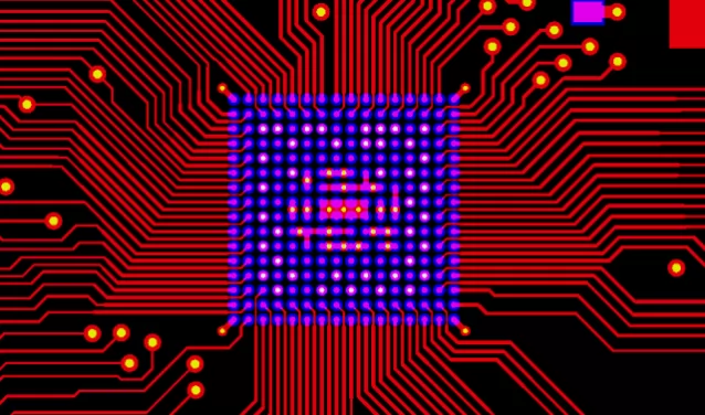 VIP(via in pad) on printed circuit board