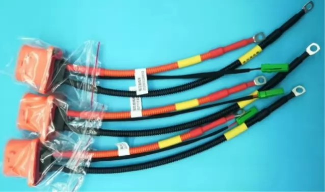 Arrangement and processing of automotive wire harness cable